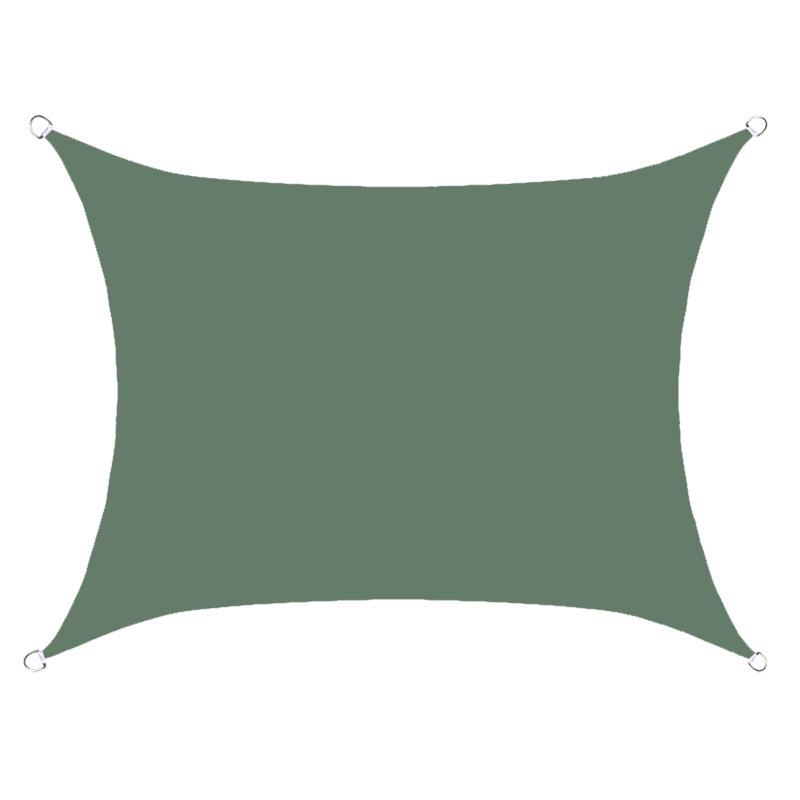 Rectangular 2x2.5m Waterproof, Sunproof, UV-Resistant Outdoor Shade Sail