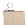 Card Holder Skinny Id Case Metallic Silver Accessories Letter Engraving Wrinkled Leather Women's Plated Leather Plated Leather Color with Silver