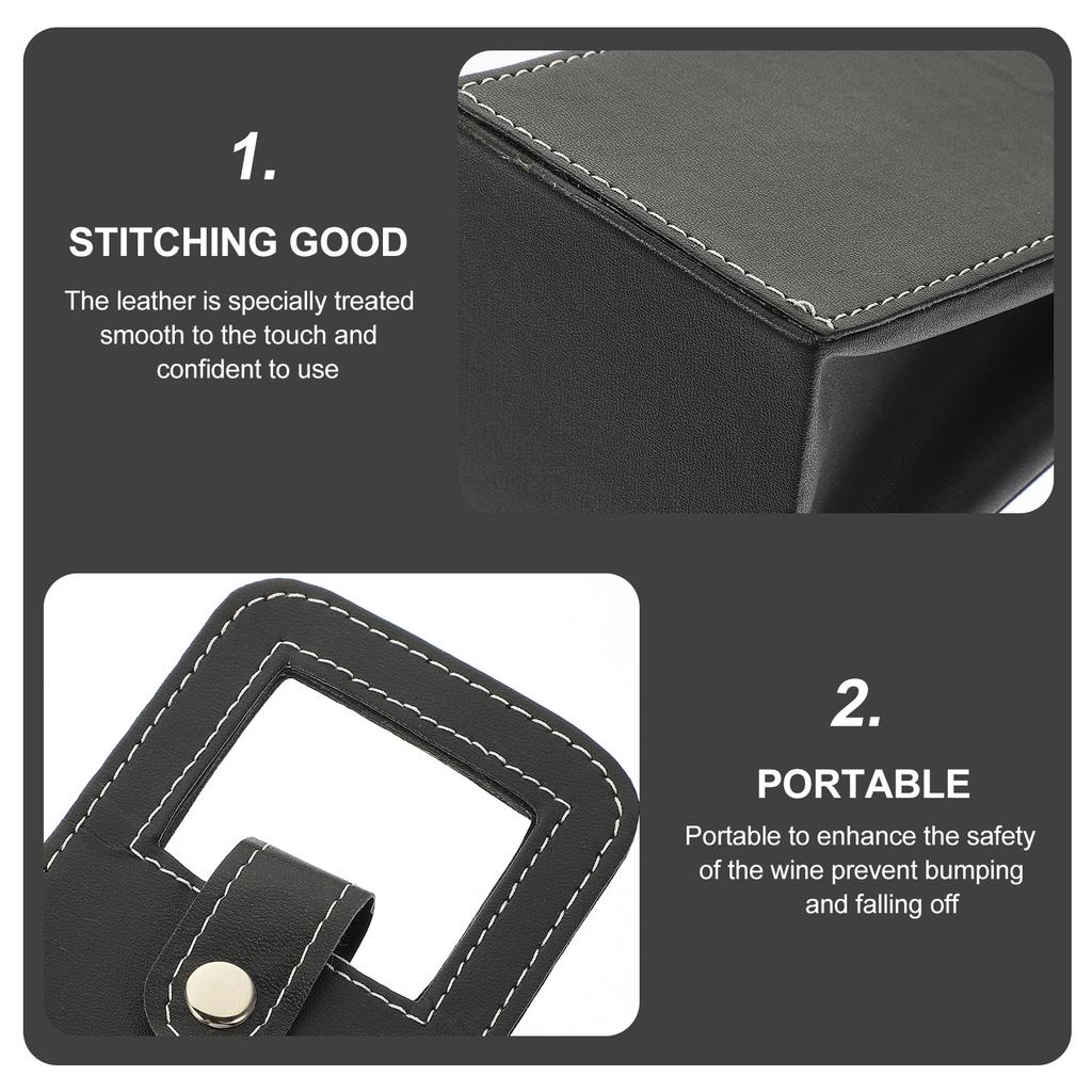 Wine Storage Tote Carrier Reusable Handbag Practical Single Bottle Wine Gift Bag for Party Beer