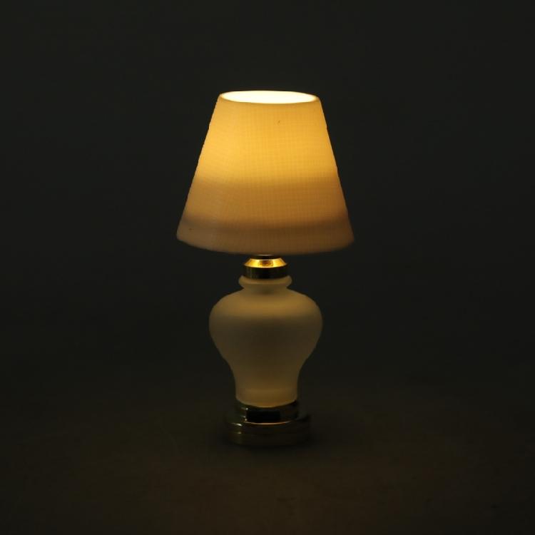 1:12 Dollhouses Living Room Table Kid LED Table Lamp Toy Furniture House Table Lamp Dollhouses Furniture