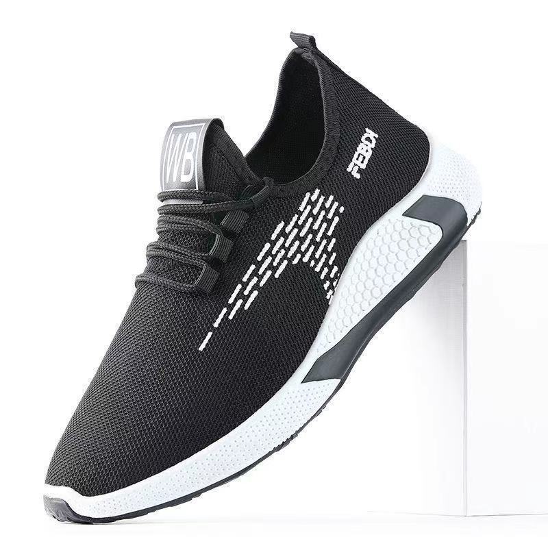 Men's shoes spring and autumn trendy shoes 2025 new versatile men's walking shoes casual sports breathable single shoes