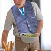 Bavaglino per Adulti con Fantasia Tuta da Pranzo Comodo Poliestere Lavabile in Lavatrice Impermeabile Unisex Abbigliamento