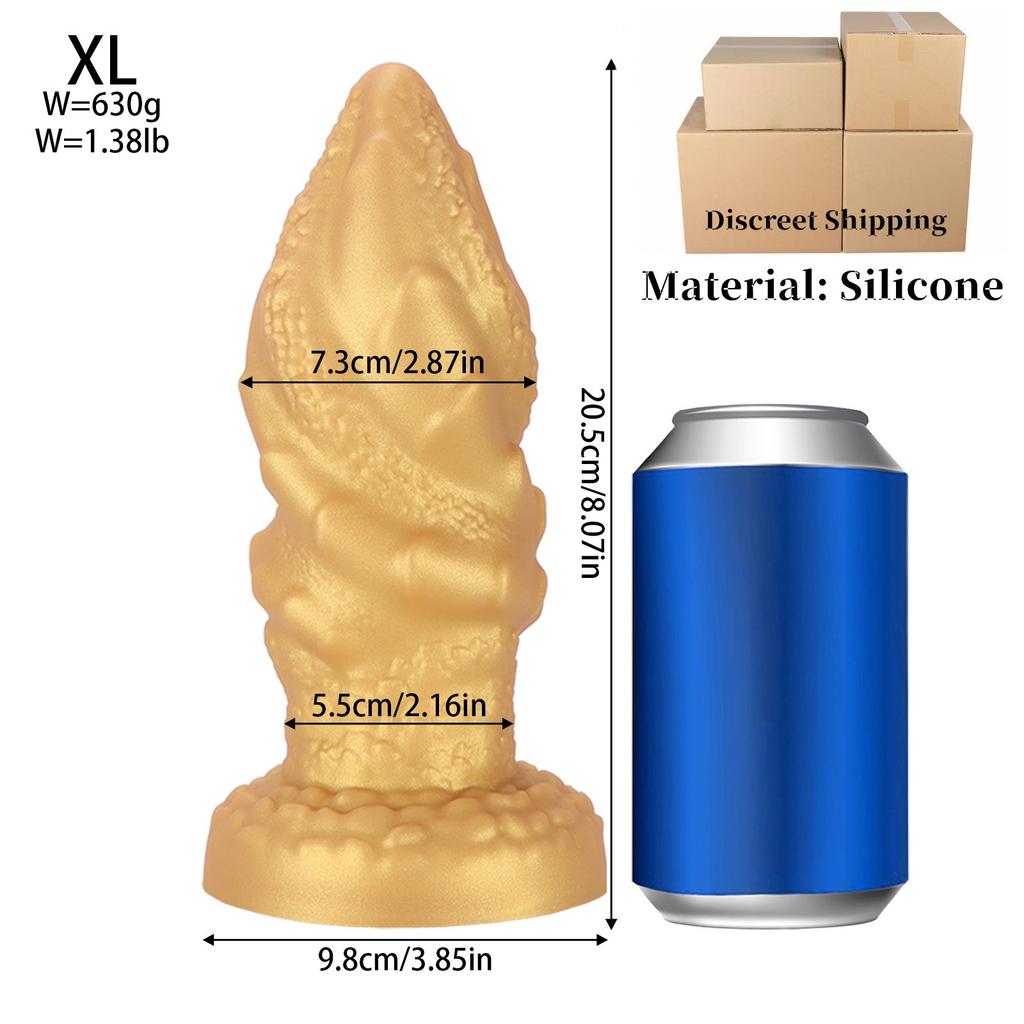 Huge Anal Plug Silicone Soft Conical Butt Plug Big Anal Dildos For Women Men G-spot /prostate Massage 18+ Sex Toys For Women Men