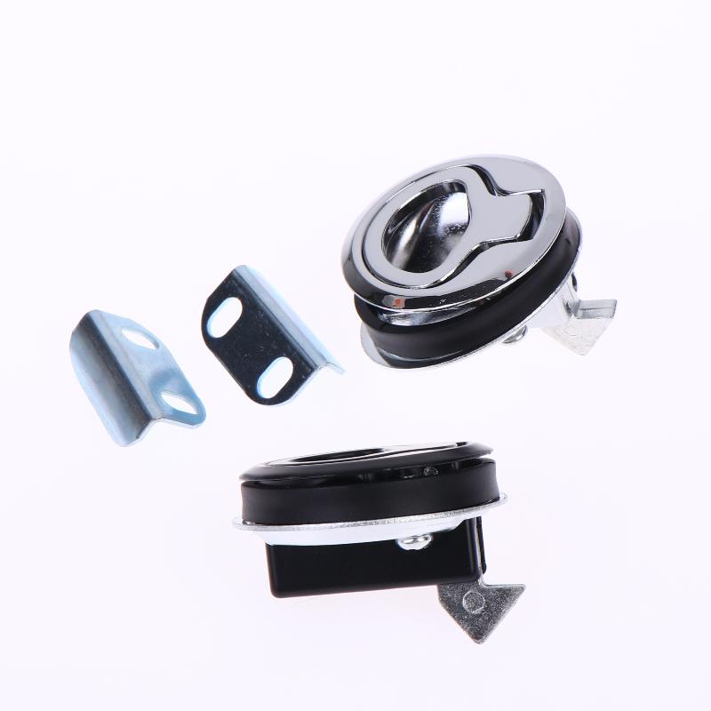 Round Flush Pull Slam Latch Non Key For Rv Boat Marine Marine Deck Locker Steel Boat Flush Pull Hatch Slam Latch