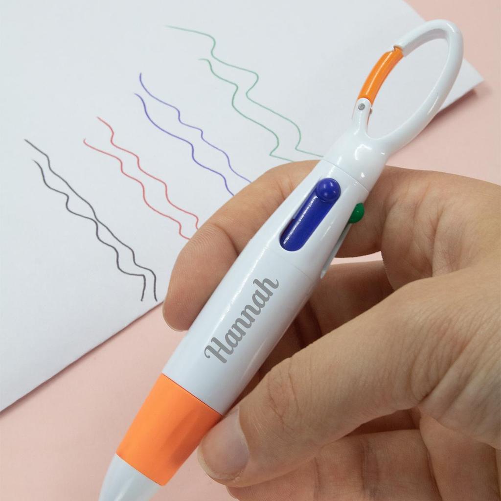 4 Pezzi Penne Gel Personalizzate Con Nome, Penne Personalizzate Per Insegnanti, Penna a Sfera Personalizzata, Regali di Natale Personalizzabili, Natale,