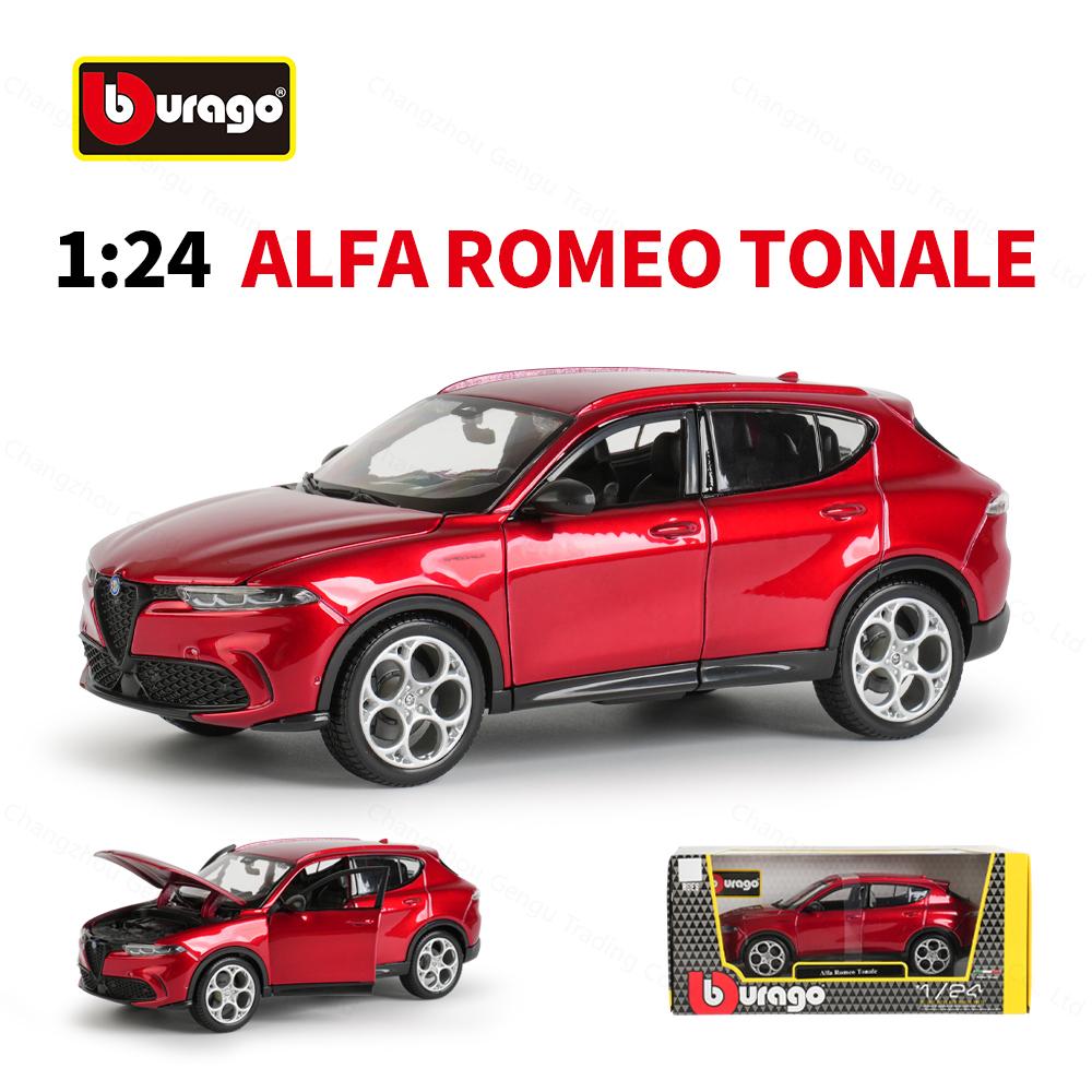 RZUD8 Bburago 1:24 Alfa Romeo Tonale Static Die Cast Vehicles Collectible Model Car Toys