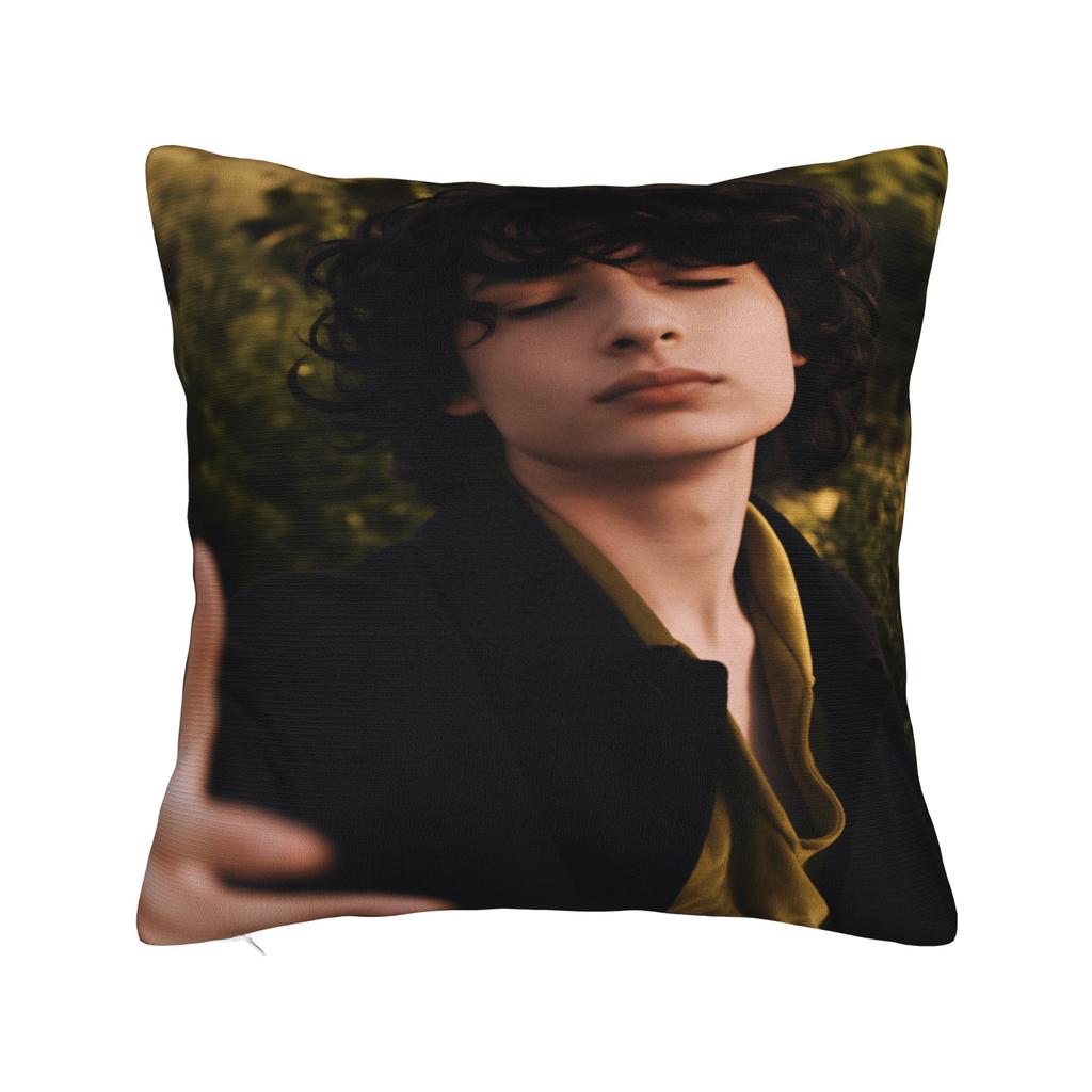 Povlak na polštář F-Finn Wolfhard Vtipný povlak na polštář na židli pohovku bytový dekor povlaky na polštáře