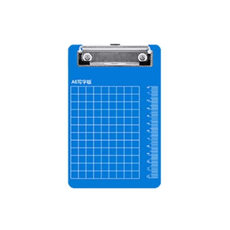 

Сине-зеленые пластиковые планшеты с низкопрофильным металлическим зажимом для документов с выдвижным крючком для подвешивания для офиса синий