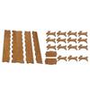 Embroidery Thread Wooden Bobbins Funny Innovative Cute Rabbit Animal Shaped Organizer Set