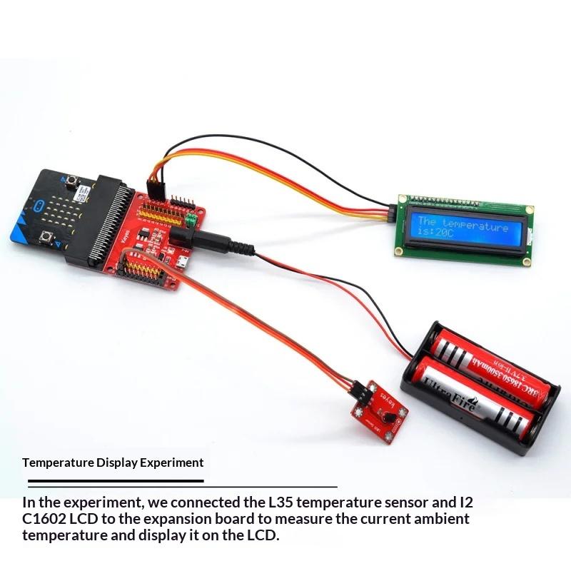 Micro:bit Sensor Expansion Board V2 3.3V 5V Python Programming Development Module