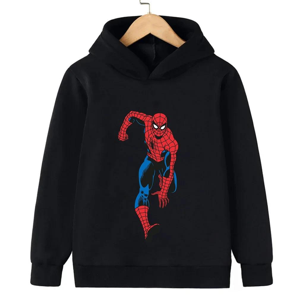 

Autumn/Winter Kids Spider-Man Fashion Sports Hooded Sweatshirt - Warm Comfortable Kids Clothing 110