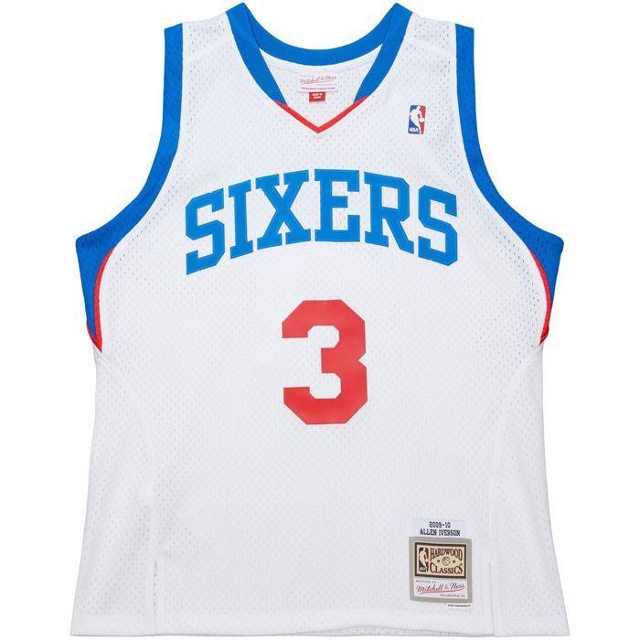 M&N Swingman Jersey Philadelphia 76ers 2009 Allen Iverson