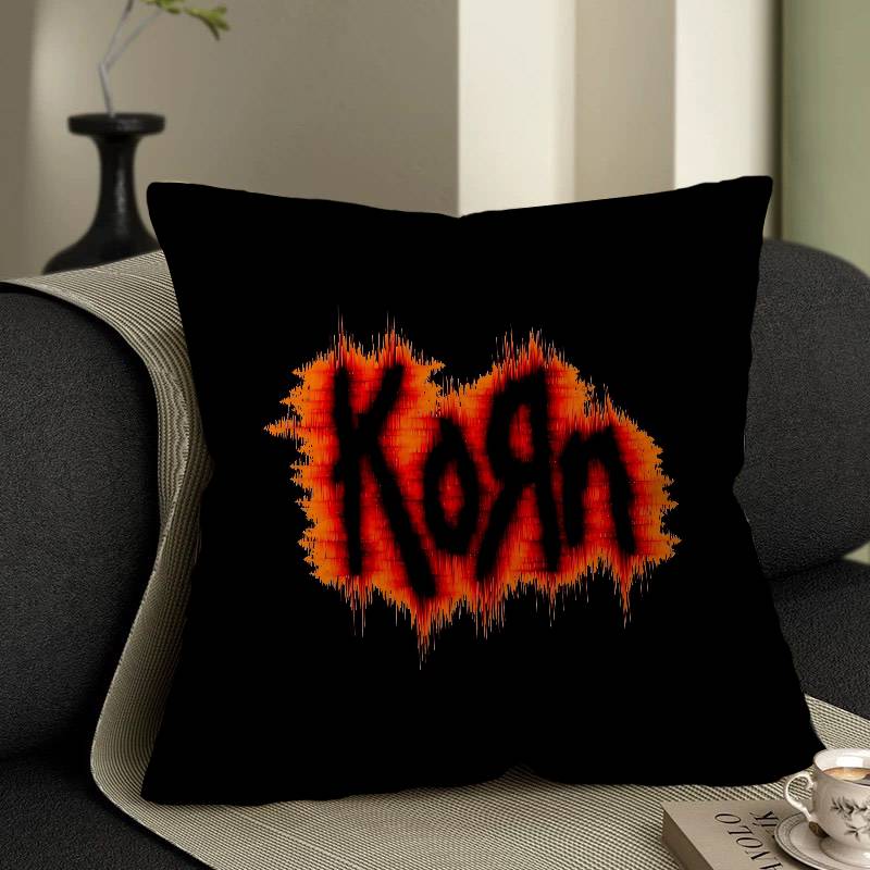 

Fashion Band Rock Korn Cushion Cover Inches Farmhouse Decor Home Throw Pillow Covers for Couch Decorations 30x30 cm
