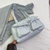 Y2k Ballet Bow Tie Shoulder Bag Korean Women's Handbag Fashion Ribbons Bowling Tote Bag  Ladies