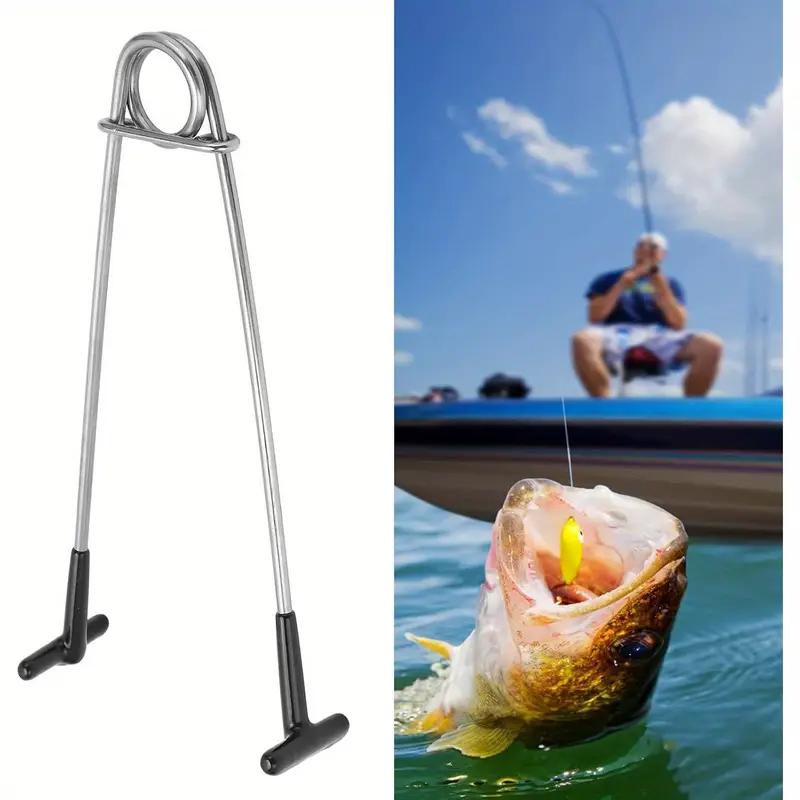 Metal support fish,black fish mouth opener,torpedo frog hook extractor,lure fishing gear,support fish accessories,mouth opener