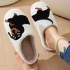 Sausage Dog Pattern Soft Shoes Cotton Indoor Slipper Plush High Quality Men Women Bottom Indoor Home Shoes Zapatos Para Mujeres