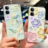 For Vivo Y200 5G Case Vivo V40 Lite Beautiful Butterfly Painted Cover Soft Slim Phone Case For Vivo Y300 Y 200 V40Lite 5G Bumper