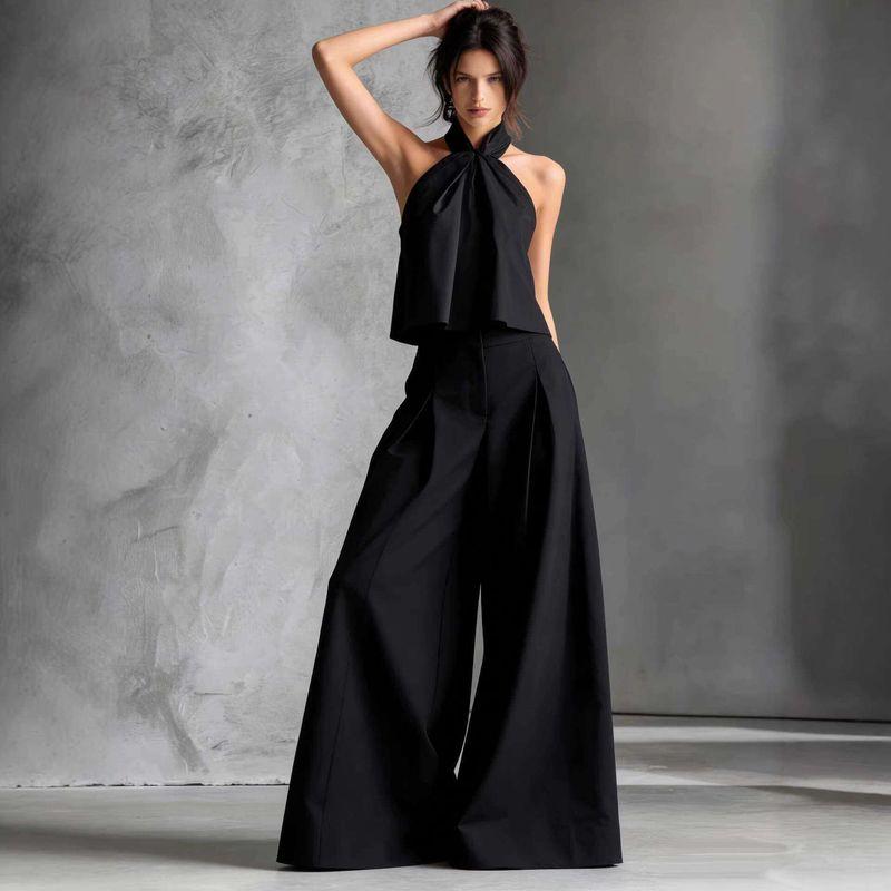 New Summer Loose Sleeveless Top Two-Piece Set