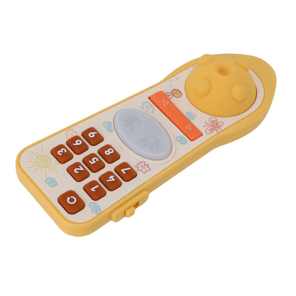 Baby TV Remote Control Realistic Play TV Remote Control Educational Music Light Early Learning Toy