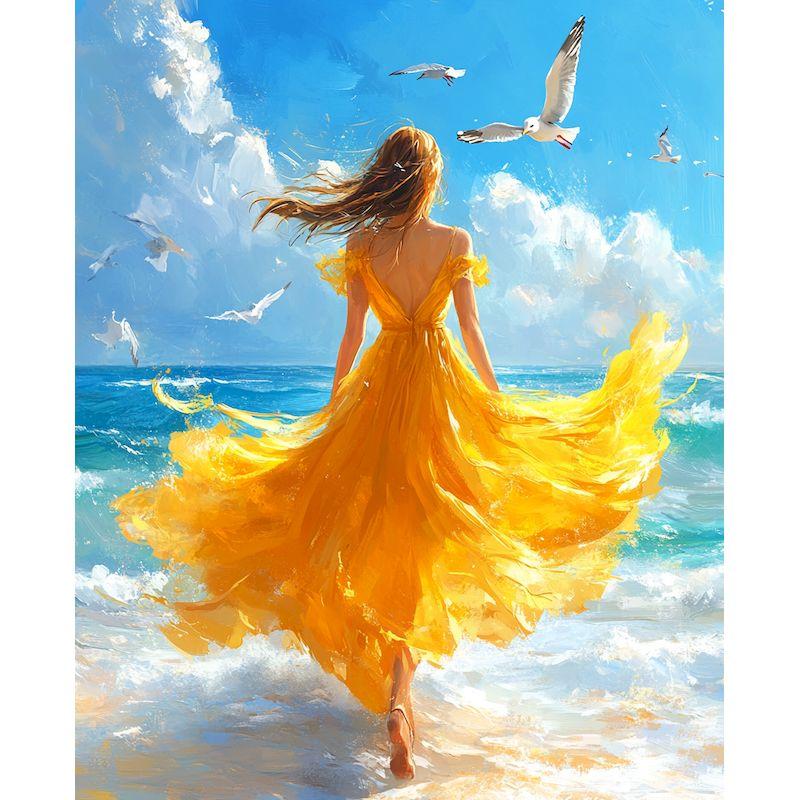 GATYZTORY Picture By Number Girl Kits Home Decor Painting By Numbers Figure Drawing On Canvas HandPainted Art DIY Gift