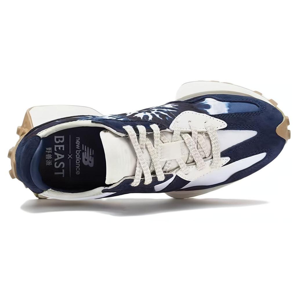 BEAST x New Balance 327 Tie-Dye - Blu Inchiostro Sneakers da Donna Bianche WS327BEA