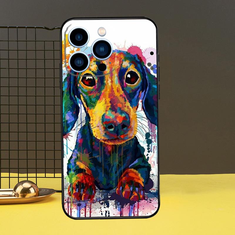 

Dachshund Dog Case For Apple iPhone 11 14 12 Pro Max mini XS XR X 8 7 Plus SE 2020 13 Pro Phone Cover Capa iPhone X XS