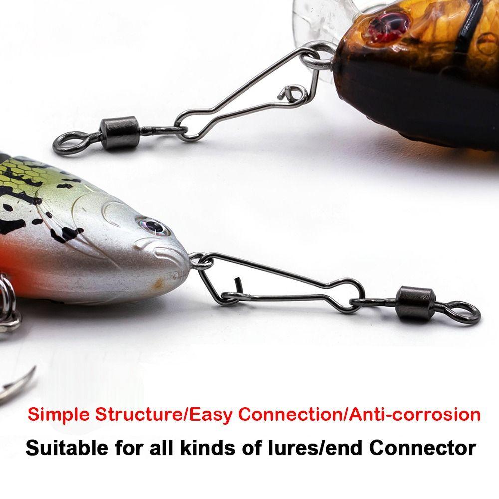 Edelstahl Rollwirbel 8er Schleife Wirbel Tackle Neues Tackle Werkzeug