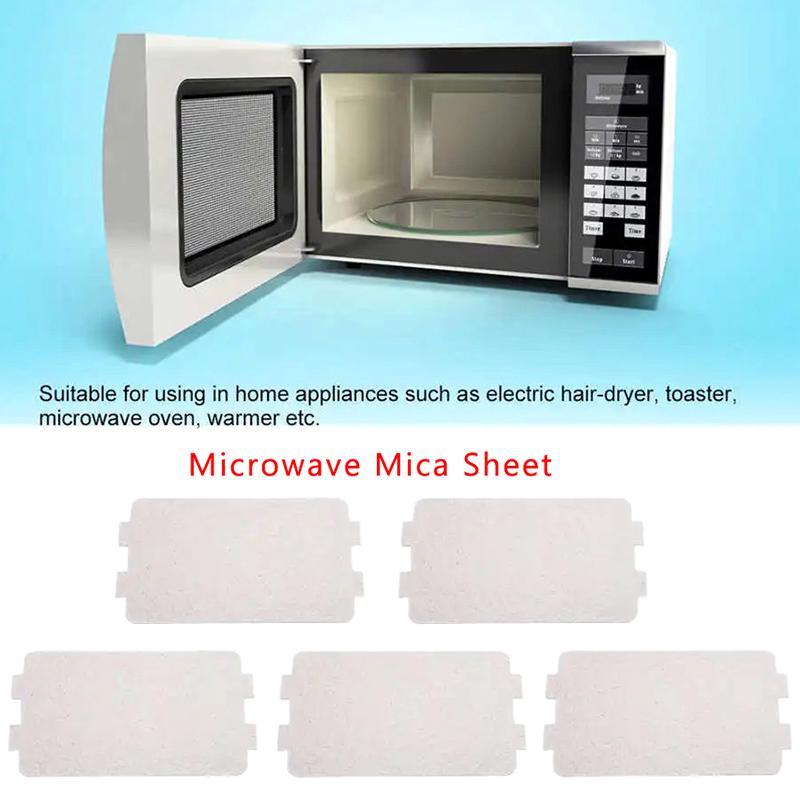 5Pcs Mica Plate Sheet For Microwave Oven Replacement Repairing Accessory For Using In Home Appliances Electric Hair-Dryer