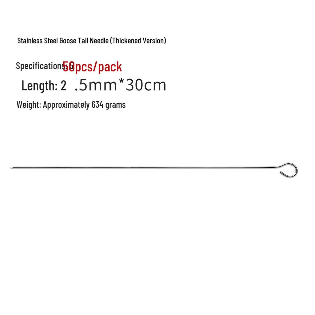 Stainless Steel Needle Skewers for Duck Neck, Goose Tail, and Spicy Chicken Sealing