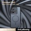For Magsafe Matte Acrylic Phone Case for Realme GT7 Shockproof Airbag Frosted Magnetic Hard Bumper Cover for Realme GT 7Pro Neo7