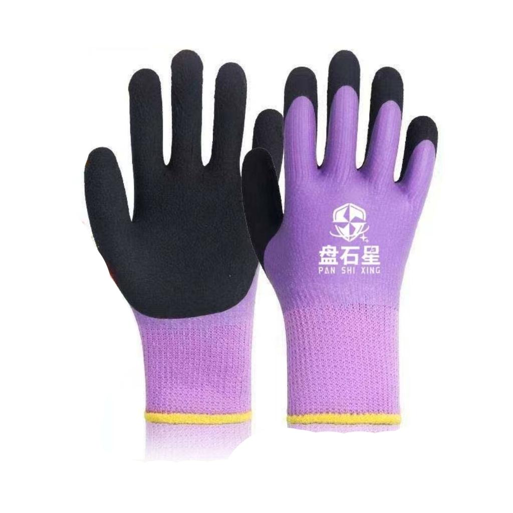 Winter Thick And Velvet And Cold Resistant Labor Gloves Keep Warm, Warm, And Wear,resistant