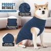Fleece Dog Sweater Vest Stretchy Pullover High Elasticity Dog Bottoming Shirt Comfortable Warm Dog Anxiety Vest Home Indoor
