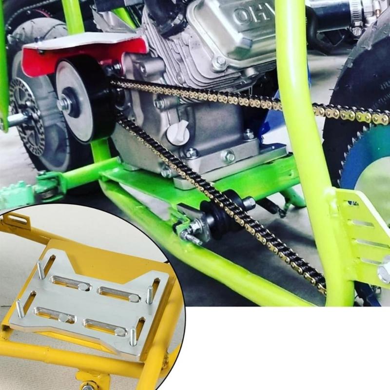 Engine Mounting Support Bracket Adapter Holder For 2.5hp 2.8hp Motovox Mini Bike Go Kart Doodlebug 79cc 97cc 98cc 100cc