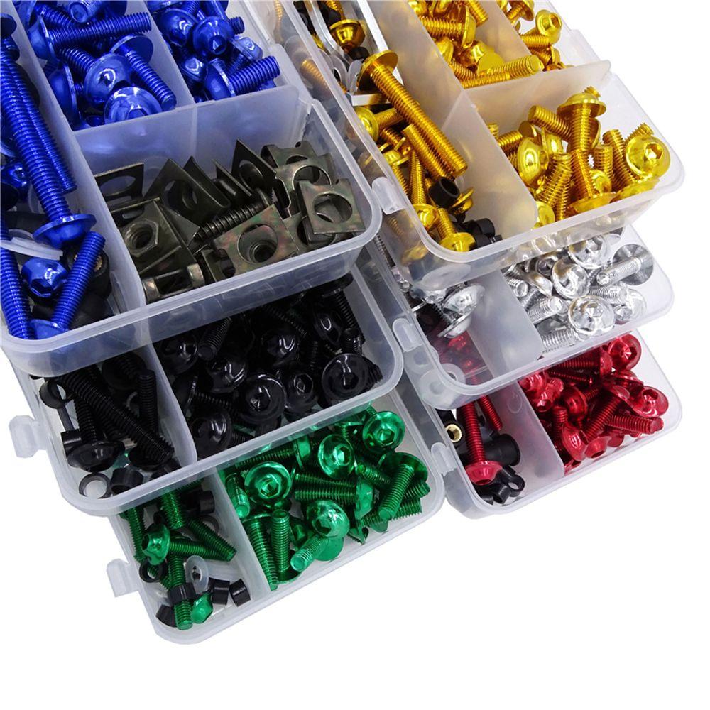colors Bodywork Fastener Clip Motorcycle Fairing Bolts Kit Full Fairing Bolts Kit Motorcycle Screws
