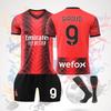 2324 Nová sezóna Ac Domácí dresový set Ne. 9 Giroud č. 17 Leo č. 11 Ibra č. 19 Theo Fotbalový dres