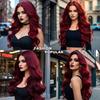 Pelucas Sintéticas de Moda, Pelucas de Ondas Grandes, Cosplay para Halloween, Juegos de Rol, Uso Diario, Cobertores de Piezas de Cabello de Alta Temperatura