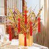 100pcs Red Chinese Knots Adorned with Auspicious Patterns Elegant Tassel Decorations for Weddings Festivals and Home Aesthetics