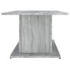  Coffee Table, Grey Sonoma Oak, 102x55.5x40 Cm
