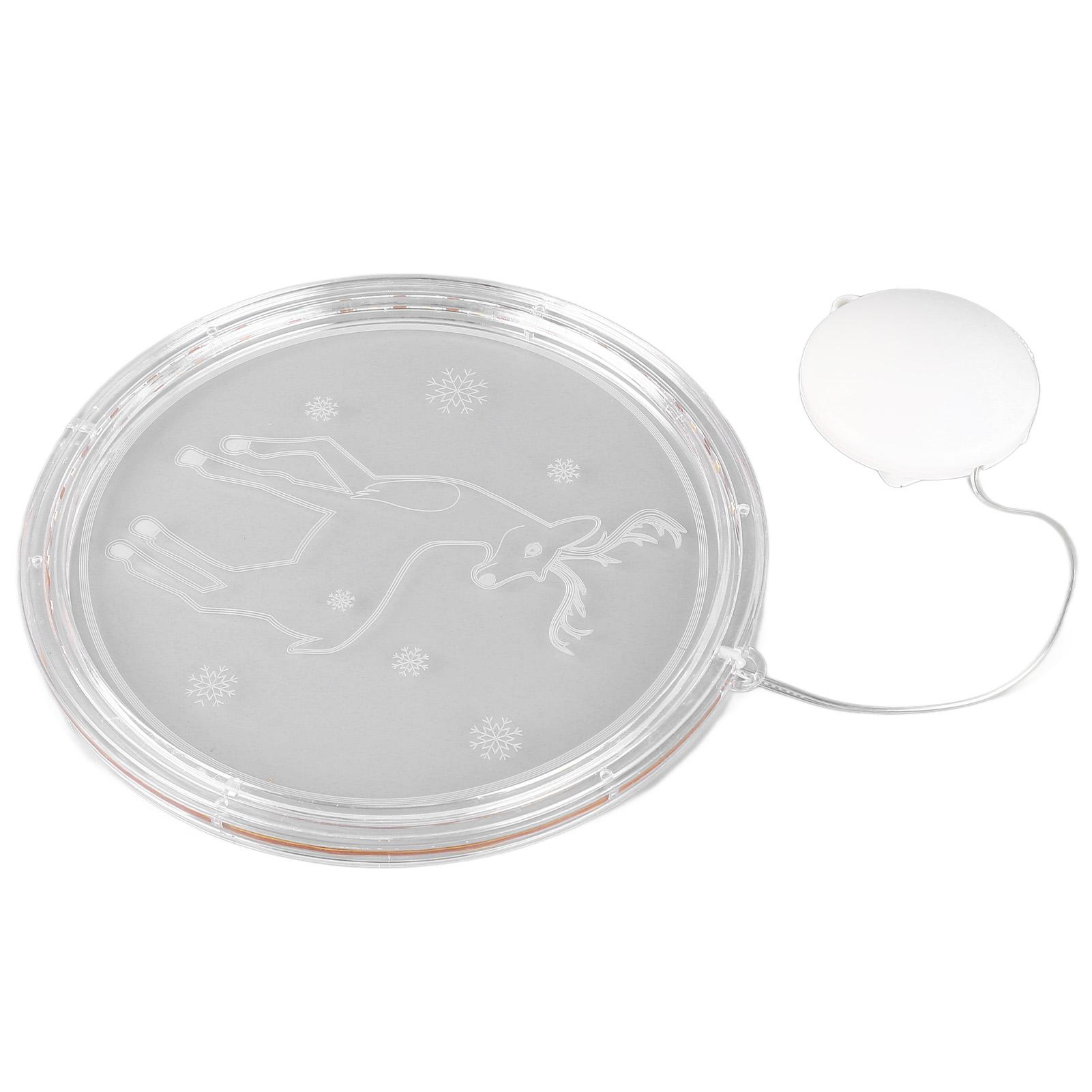 

Christmas 3D Window Hanging Lights Clear Texture Exquisite Beautiful Acrylic Xmas LED Decorative Window Light for Home