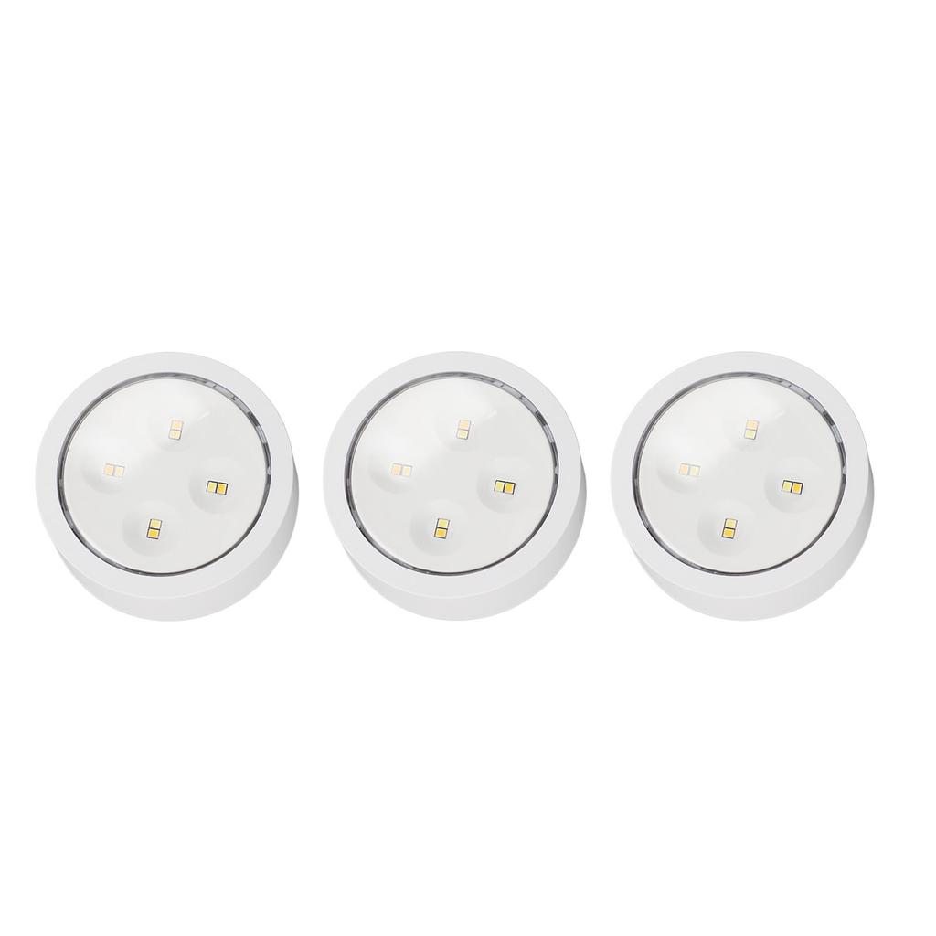 3Pcs Remote Control LED Light ABS Night Lamp Home Decoration for Cabinet Kitchen