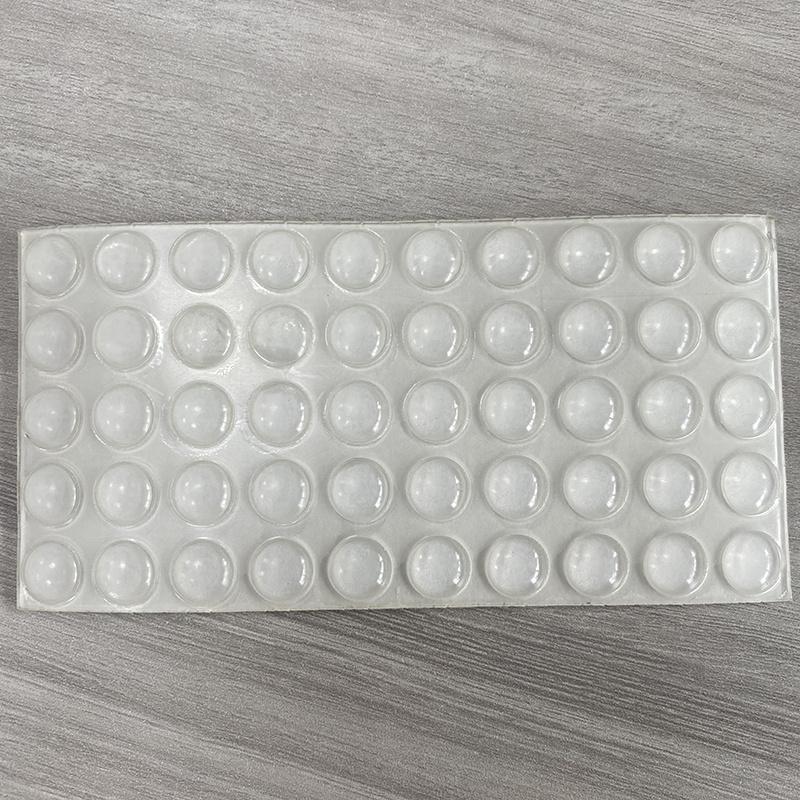 

Transparent Self-Adhesive Plastic Bumper Pads, 1/3 Diameter - Noise Reduction & Shock Absorption for Glass, Keyboards, Computers, Water Bottles