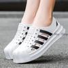 Summer Couple Hollow Hole Shoes Wearing Casual and Fashionable Beach Breathable and Non slip Soft Sole Sandals Dance