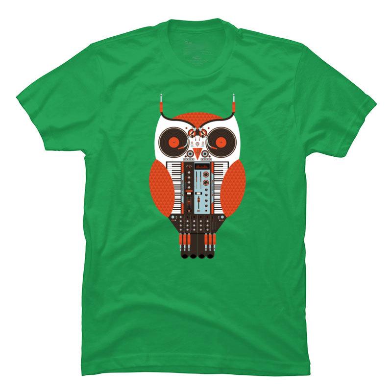 

Vintage Owl Synthesizer T-Shirt Techno Synth Electron DJ Funny Tshirt Casual Tops Shirt 100% Cotton Short Sleeve Men Camiseta 3XL