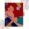 Disney Diamond Painting 5D DIY Ariel Diamond Painting Art Diamond Painting Kit Adult/Beginner Gift Idea Home Decor