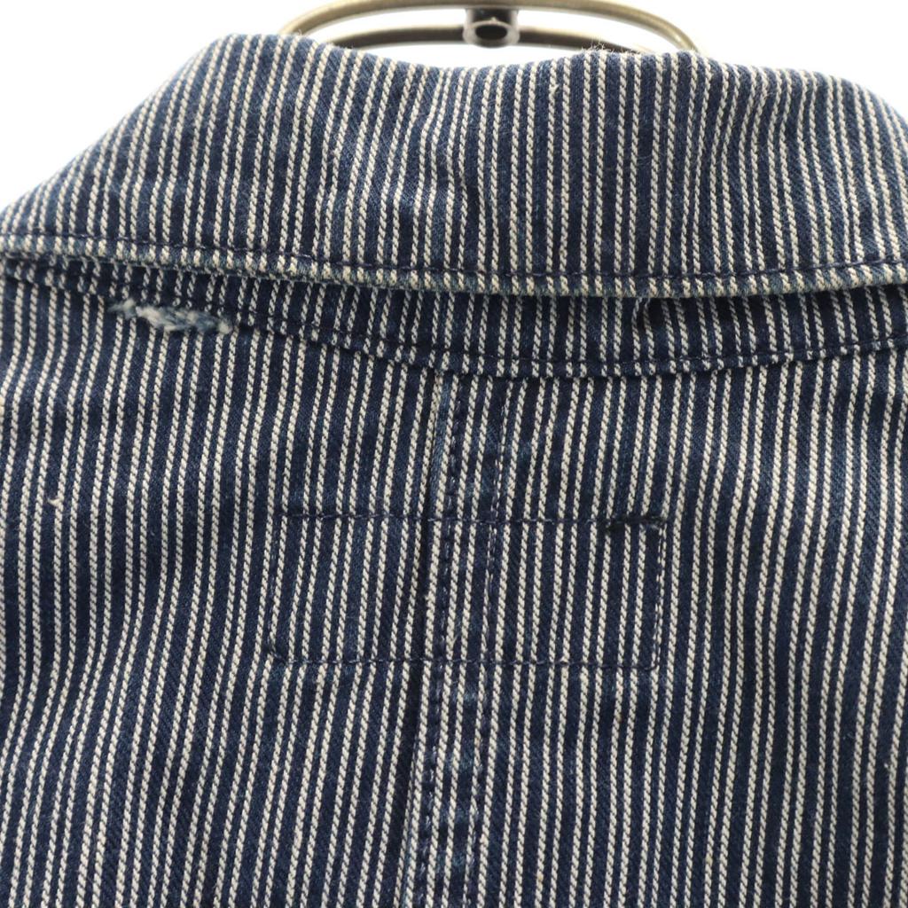 Trophy Clothing made in Japan Hickory Stripe Overall 36 Indigo Herren Gebraucht