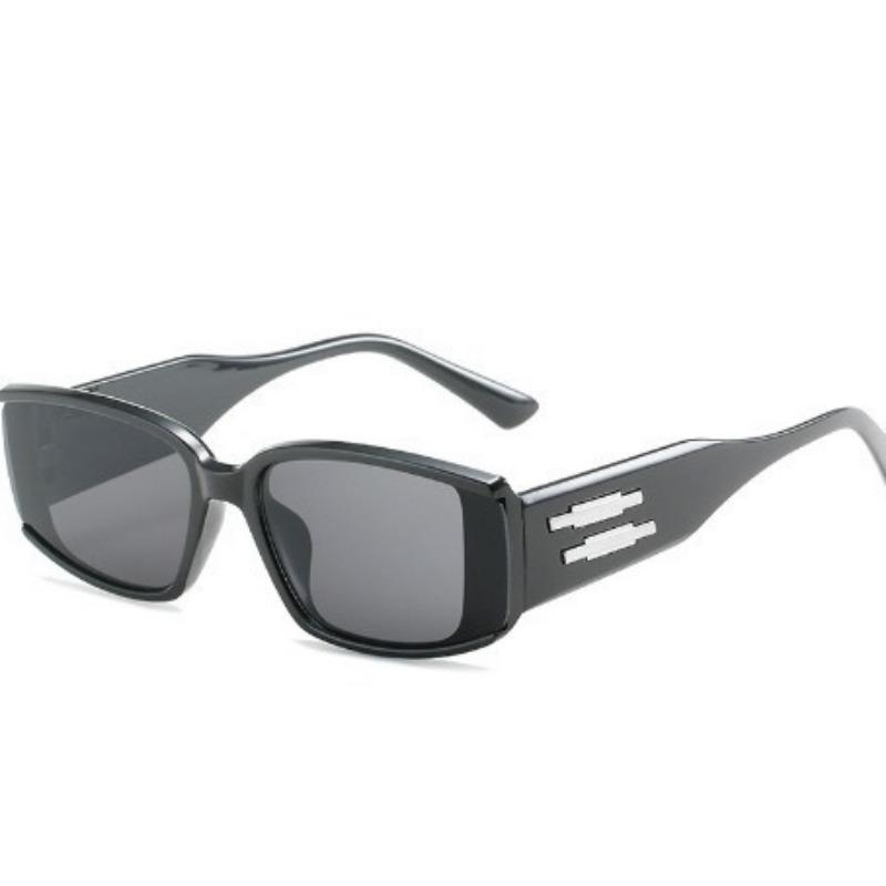Vintage Black Square Sunglasses Woman Luxury Small Rectangle Sun Spectacles Female Gradient Clear Mirror Oculos De So