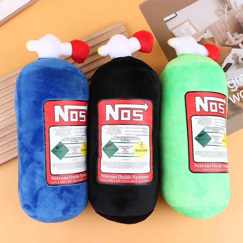 Pernă pentru Gât Scaun Auto Creativă Sticlă cu Oxid Nitros Pluș Moale Tetiere Auto Decorațiune Auto Suport Gât Pernă Scaun