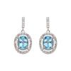 Orecchini a Bottone in Argento Sterling S925 Placcato Oro 18K Colore Naturale Ametista Tesoro Orecchini di Lusso Leggero di Alta Gamma Non Sbiadiscono Gioielli Energetici