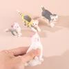 New Realistic Cat Squeeze Toy Cute Funny Cat Plush Slow-Rebound Stress Relief Toy Ornament Kids Adults Decompression Venting Toy