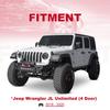 Car Side Window Wind Deflectors Vent Visors Sun Wind Rain Shield for Jeep Wrangler JL Unlimited 18-20 JK 07-18
